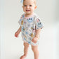 Short Sleeve Bubble Romper | Groovy Girl
