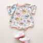 Short Sleeve Bubble Romper | Groovy Girl