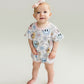 Short Sleeve Bubble Romper | Groovy Girl