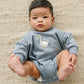 Silly Goose Sweatshirt Romper - more colors - Little Joy Co.