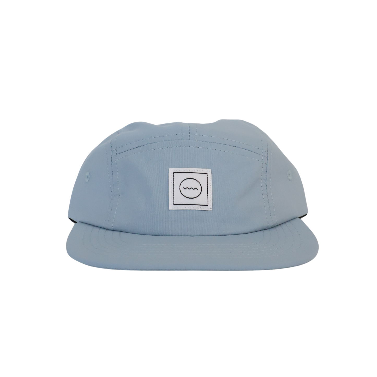 Nylon Five-Panel Hat in Sky