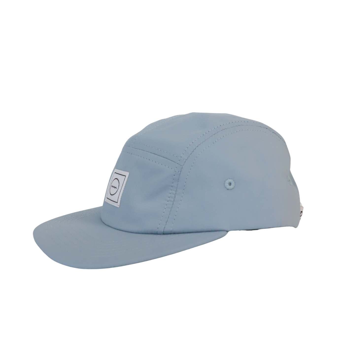 Nylon Five-Panel Hat in Sky