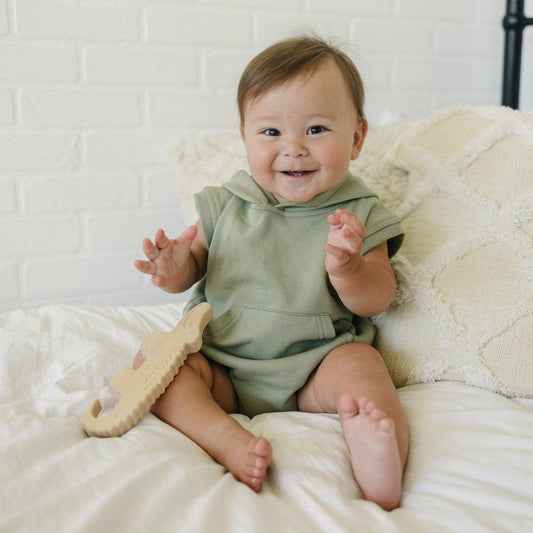 Sleeveless Hoodie Romper - Little Joy Co.