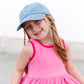 Navy Blue Smiley Face Hat