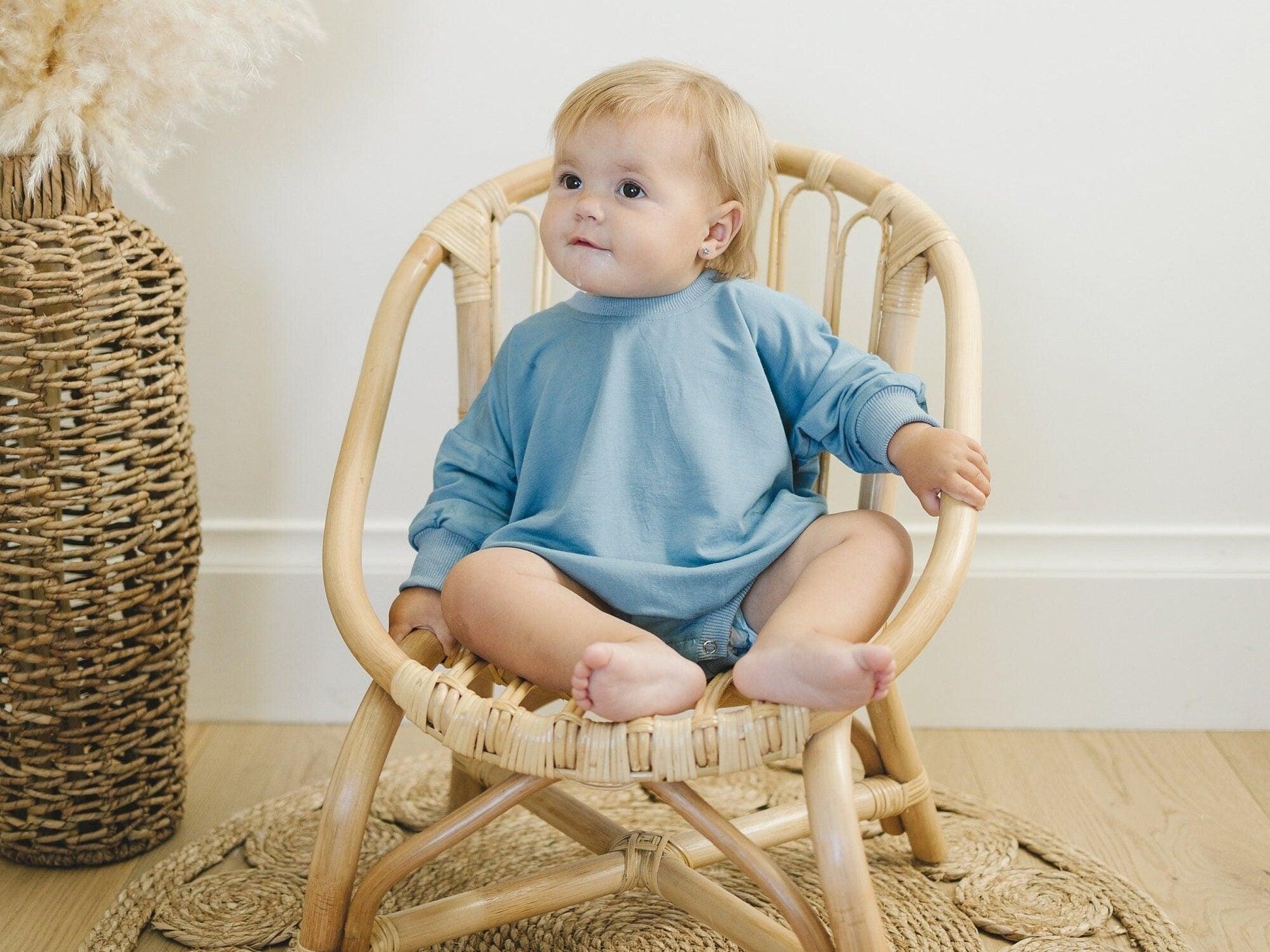 Solid Bamboo Bubble Romper - more colors - Little Joy Co.