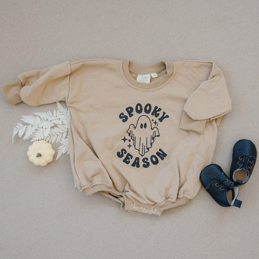 Spooky Season Sweatshirt Romper - Little Joy Co.