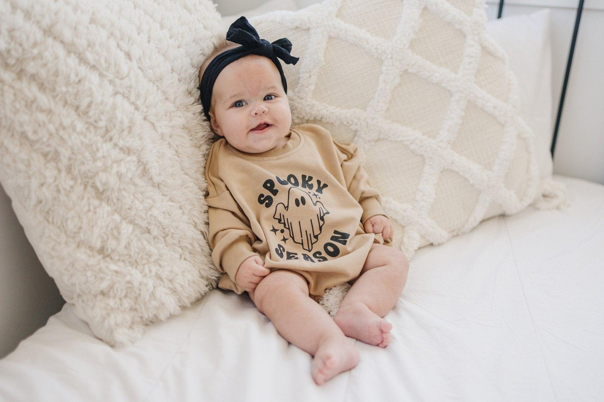 Spooky Season Sweatshirt Romper - Little Joy Co.