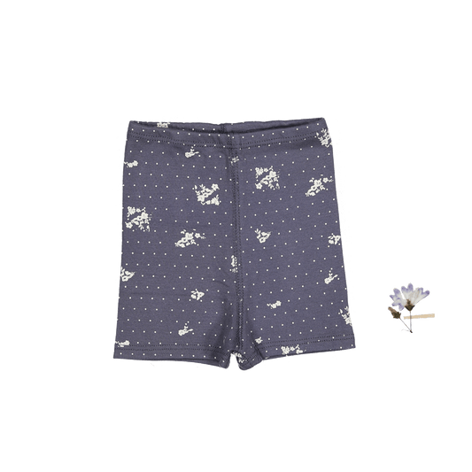 The Printed Short  - Steel Floral