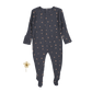 The Printed Romper - Steel Mushroom