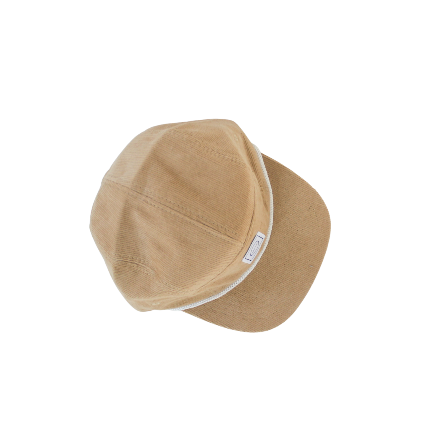 Corduroy Five-Panel Hat in Stone