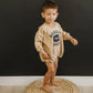 Sunday Funday Football Sweatshirt Romper - more colors - Little Joy Co.