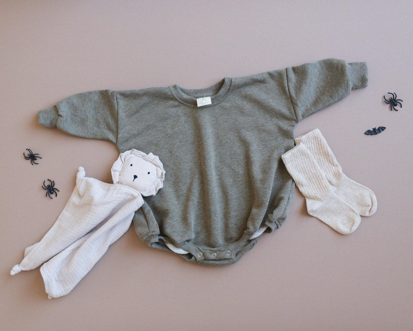 Sweatshirt Romper - more colors - Little Joy Co.