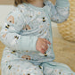 Sweet As Can Bee Bamboo Zippy Romper - Little Joy Co.