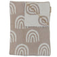 Taupe Rainbow Plush Blanket - Little Joy Co.