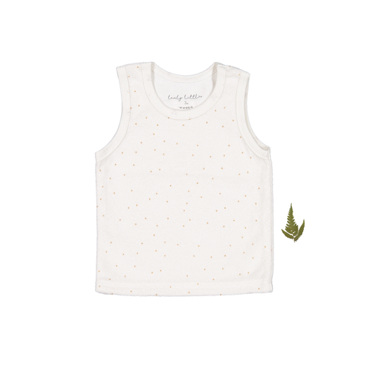 The Terry Tank - Pearl Dot