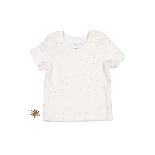 The Terry Tee - Pearl Dot