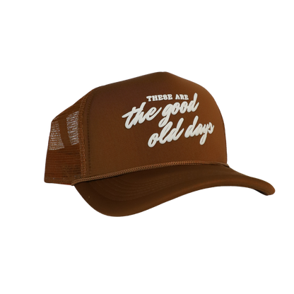 Good Old Days Trucker Hat - Brown