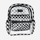 Clear Checkered Backpack