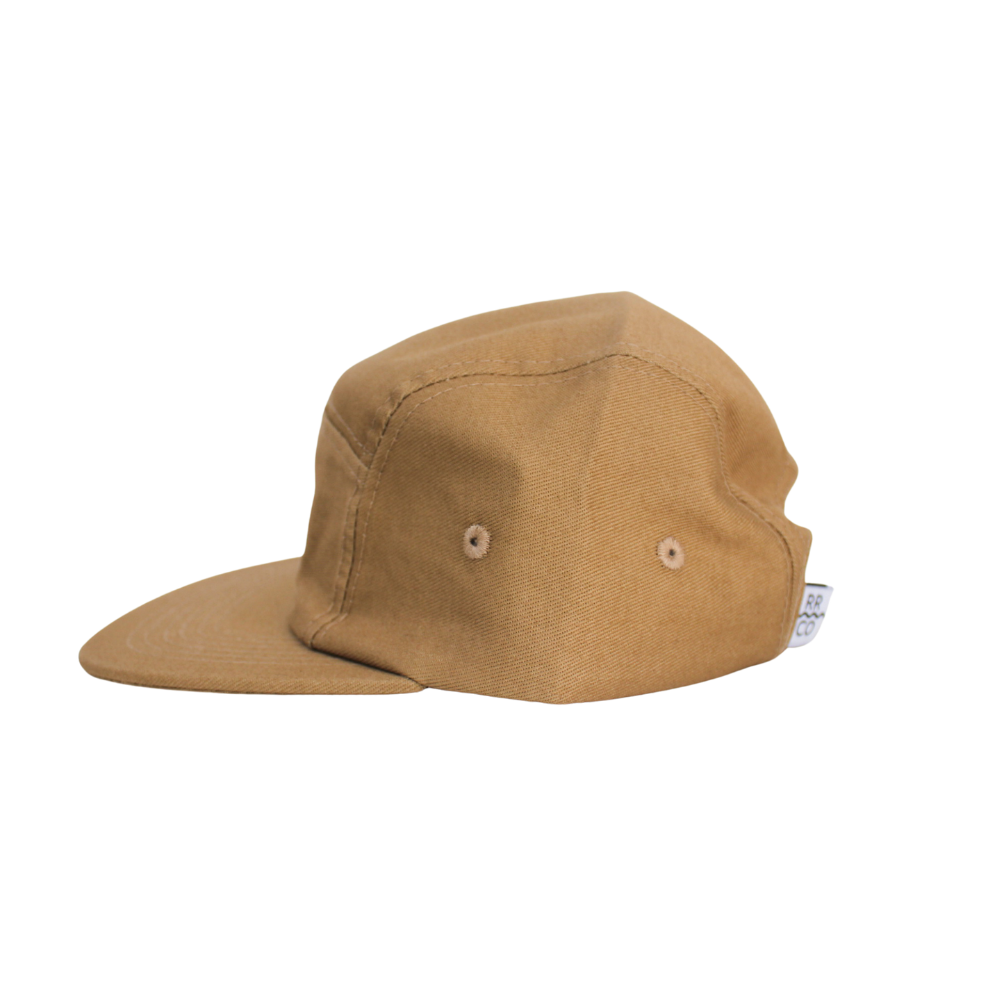 Triceratops Cotton Five-Panel Hat in Khaki