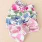 Checkered Headband | Bubble Gum