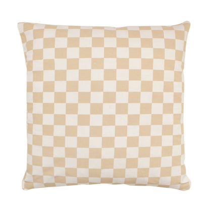 checkered pillow cover