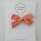 Citrus Check | Hand-tied Bow