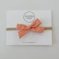 Citrus Check | Hand-tied Bow
