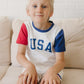 USA Colorblock T - Shirt - Little Joy Co.
