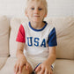 USA Colorblock T - Shirt - Little Joy Co.