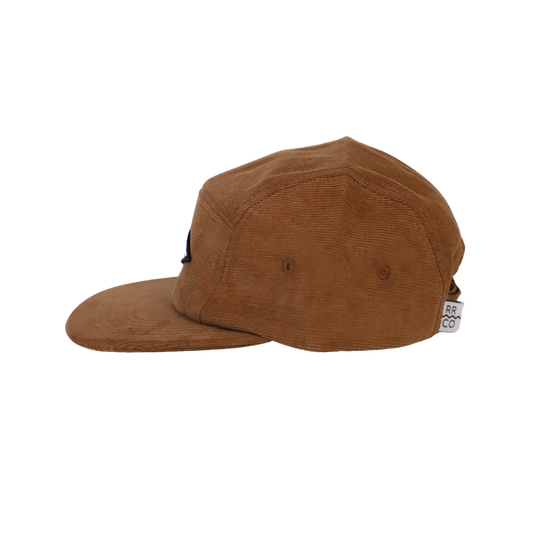 Pennant Five-Panel Hat in Walnut