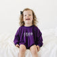 Wildflower Bamboo Sweatshirt Romper - Little Joy Co.