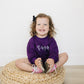 Wildflower Bamboo Sweatshirt Romper - Little Joy Co.