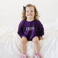 Wildflower Bamboo Sweatshirt Romper - Little Joy Co.