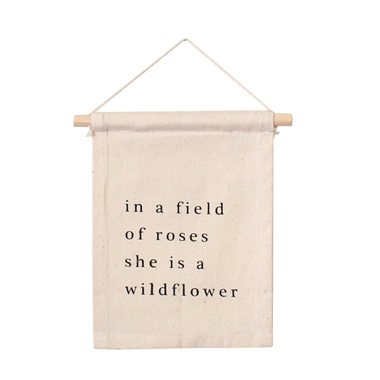 wildflower hang sign