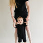 Women's Bamboo Bike Shorts & Tee Daywear Set - Little Joy Co.