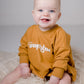 You Are My Sunshine Sweatshirt Romper - Little Joy Co.