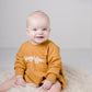 You Are My Sunshine Sweatshirt Romper - Little Joy Co.