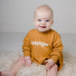 You Are My Sunshine Sweatshirt Romper - Little Joy Co.