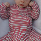 Bamboo Zip Pajamas | Heritage Stripe
