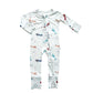 Zipper Romper - Vintage Airplane