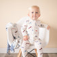 Zipper Romper - Vintage Airplane