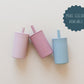 Silikon-Trinkbecher mit Strohhalm für Babys und Kleinkinder – Schnabeltasse für Kleinkinder – Silikon-Trinkbecher – Trinkbecher mit Strohhalm – Silikon-Trainingstasse für Kleinkinder