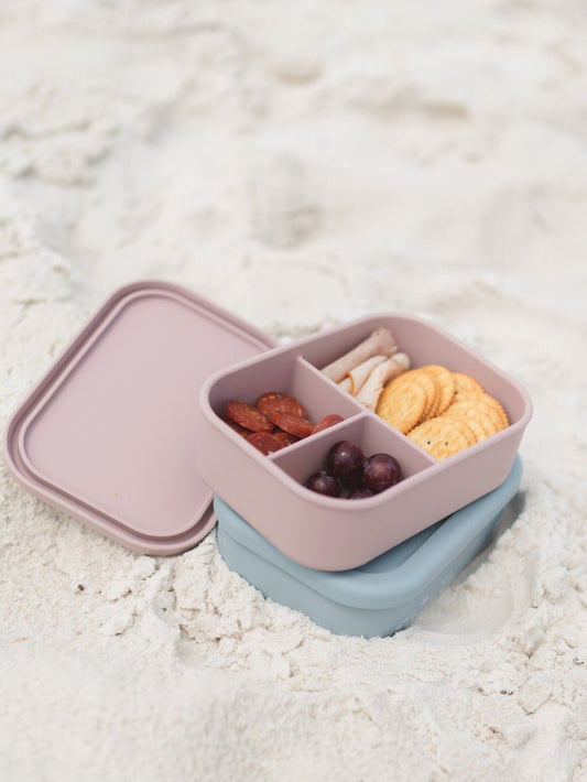 Silikon-Bento-Box – Silikon-Lunchbox – unterteilte Lunchbox für Kinder und Erwachsene
