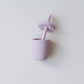 Mini Straw Cup - Silicone Straw Cup for Babies & Young Toddlers - Silicone Sippy Cup