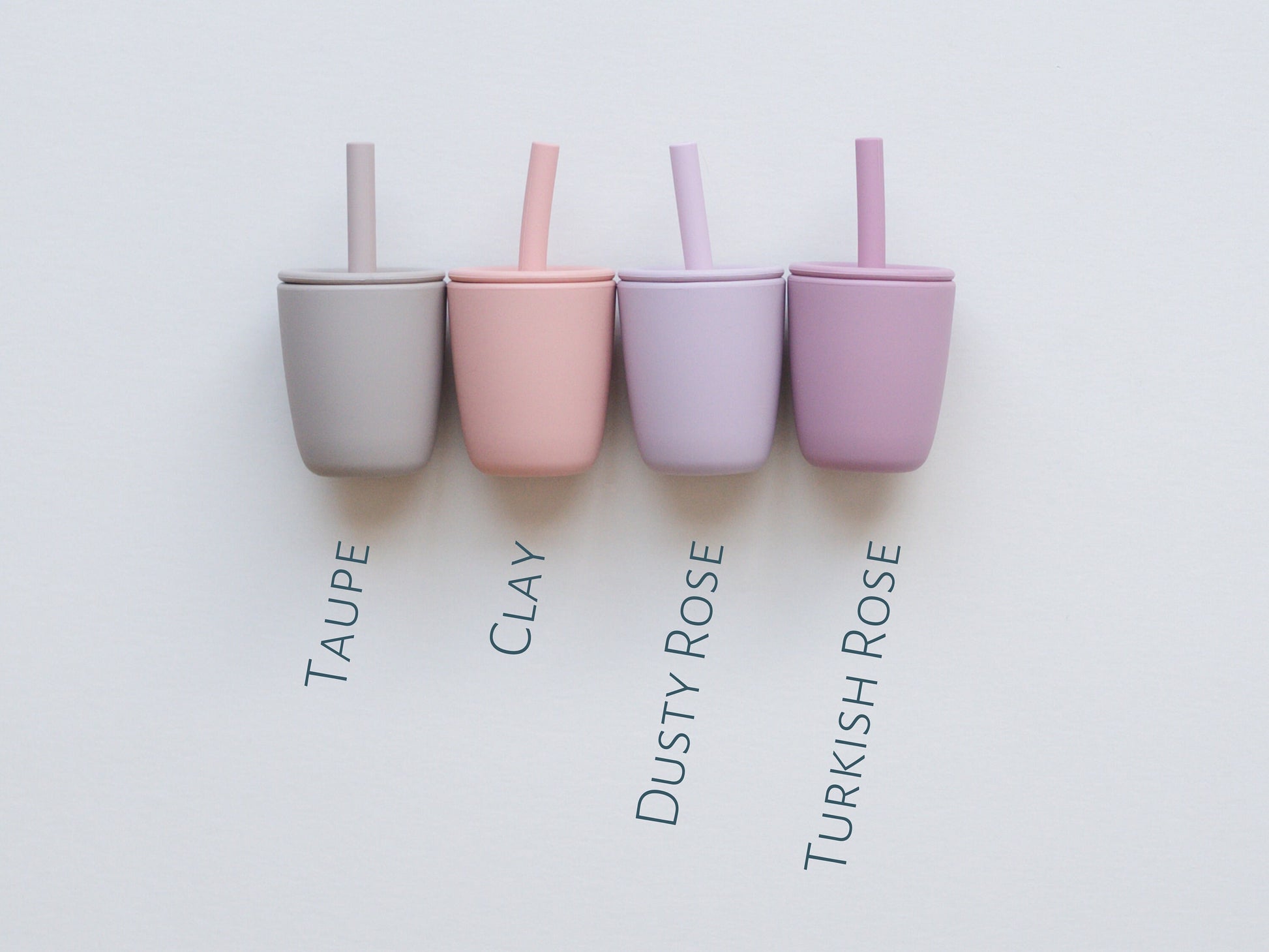 Mini Straw Cup - Silicone Straw Cup for Babies & Young Toddlers - Silicone Sippy Cup