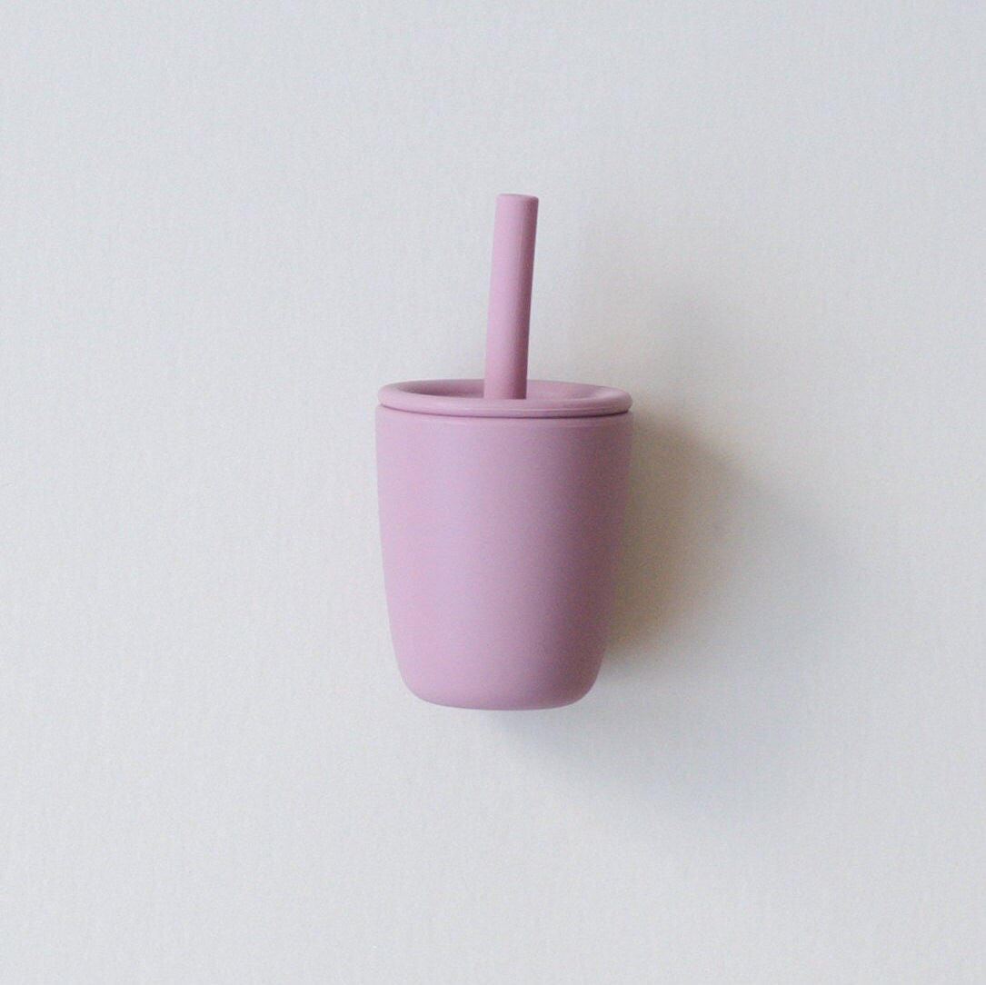 Mini Straw Cup - Silicone Straw Cup for Babies & Young Toddlers - Silicone Sippy Cup