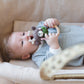Striped Baby Oversized Sweatshirt Romper - Organic Cotton Sweatshirt Bubble Romper - Neutral Sweatshirt Romper