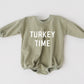 Turkey Time Oversized Sweatshirt Romper