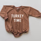 Turkey Time Oversized Sweatshirt Romper