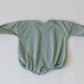Christmas Tree Truck Oversized Sweatshirt Romper